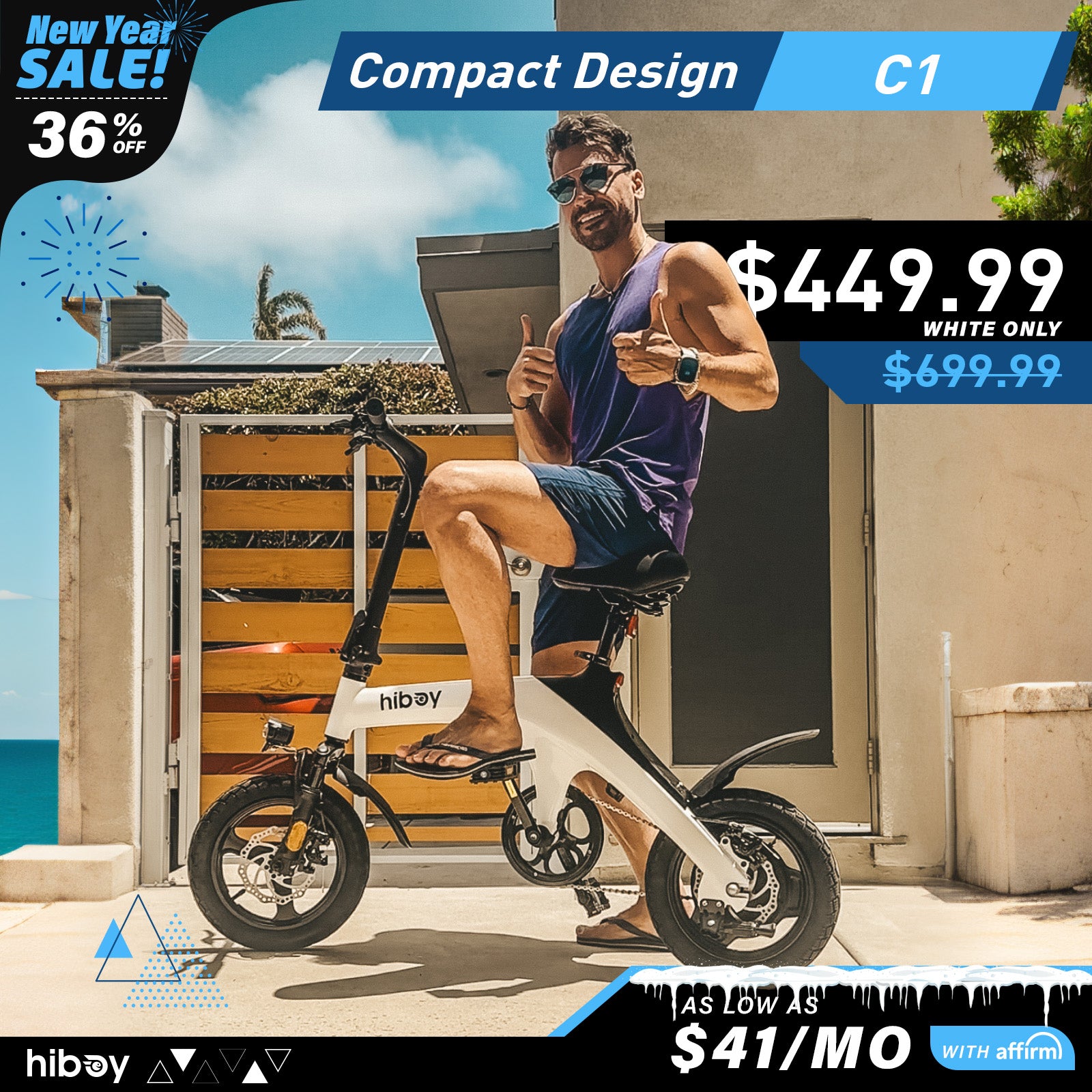 Hiboy C1 Folding Electric Bike