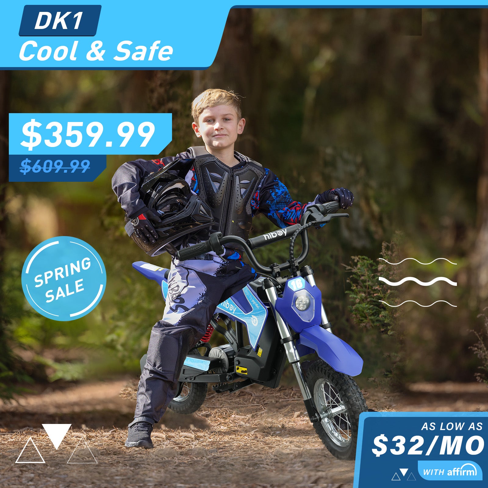 Hiboy DK1 Electric Dirt Bike For Kids Ages 3-10