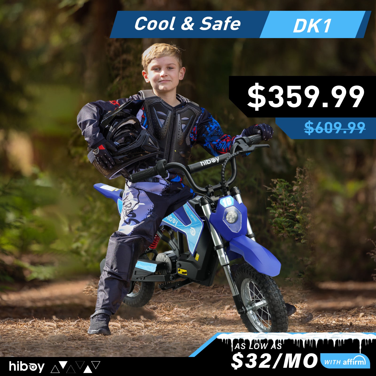 Hiboy DK1 Electric Dirt Bike For Kids Ages 3-10