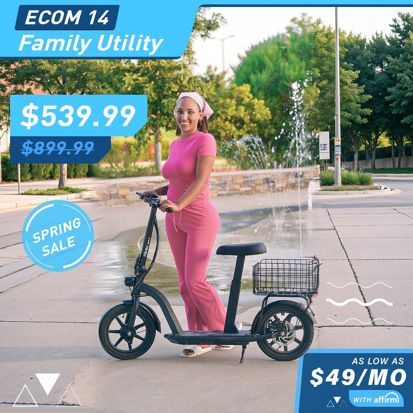 Hiboy ECOM 14 Eco Friendly Fat Tire Electric Scooter