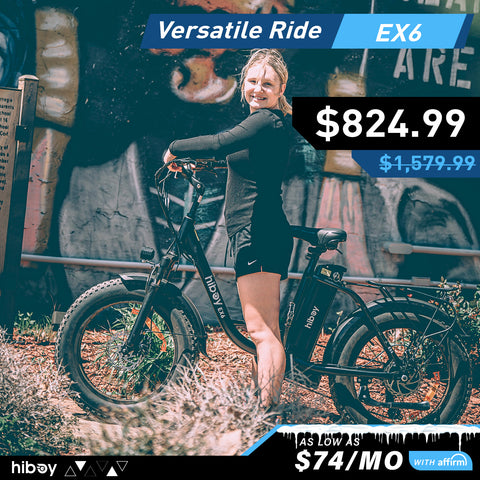 Hiboy EX6 Step-thru Fat Tire Electric Bike