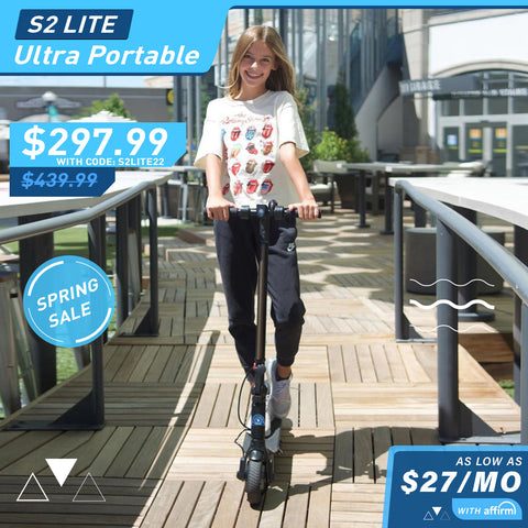 Hiboy S2 Lite Electric Scooter with Sticker for Teens