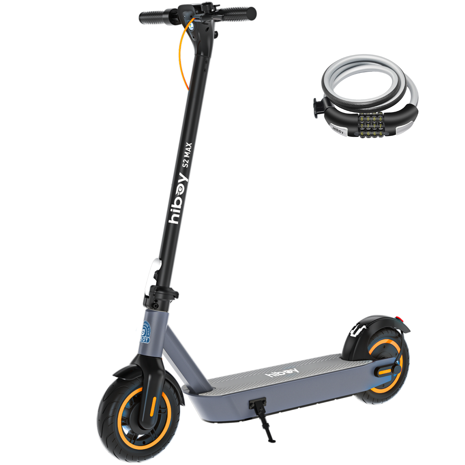 Hiboy S2 MAX Electric Scooter with Cable Lock