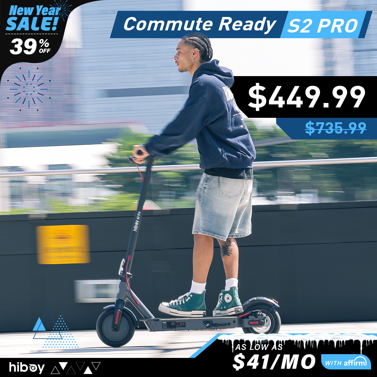 Hiboy S2 Pro Electric Scooter For Commuting