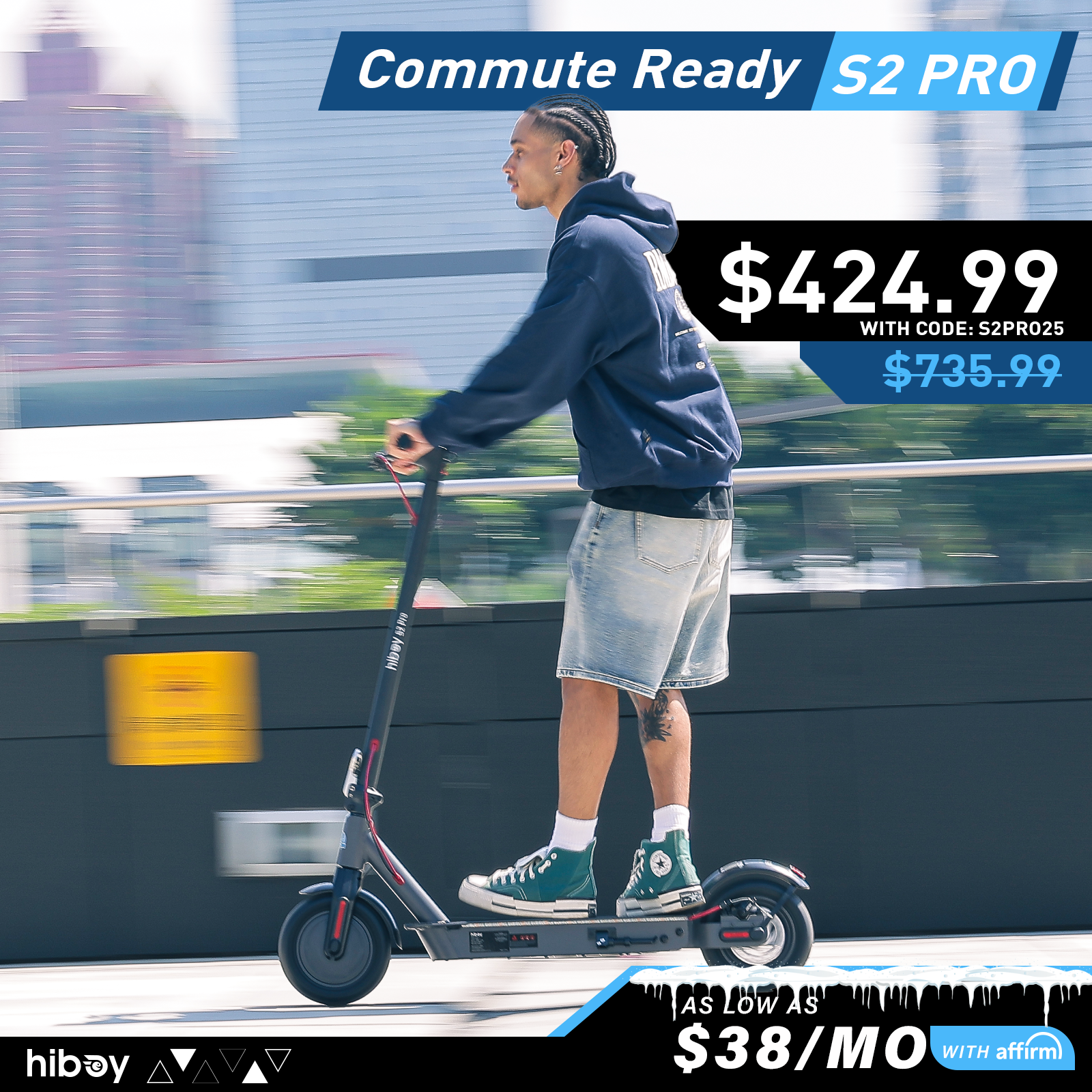 Hiboy S2 Pro Electric Scooter For Commuting