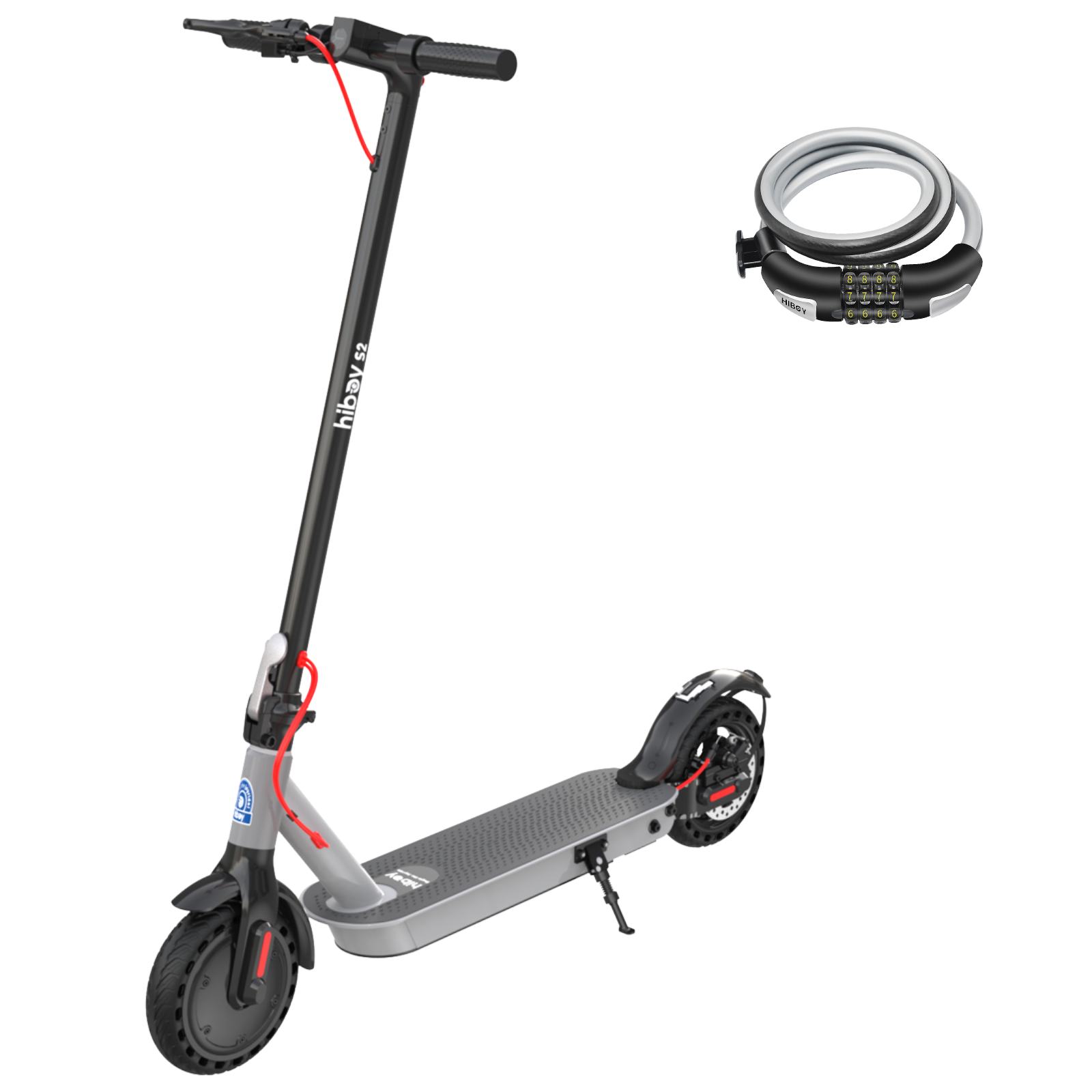 Hiboy S2 Electric Scooter with Cable Lock