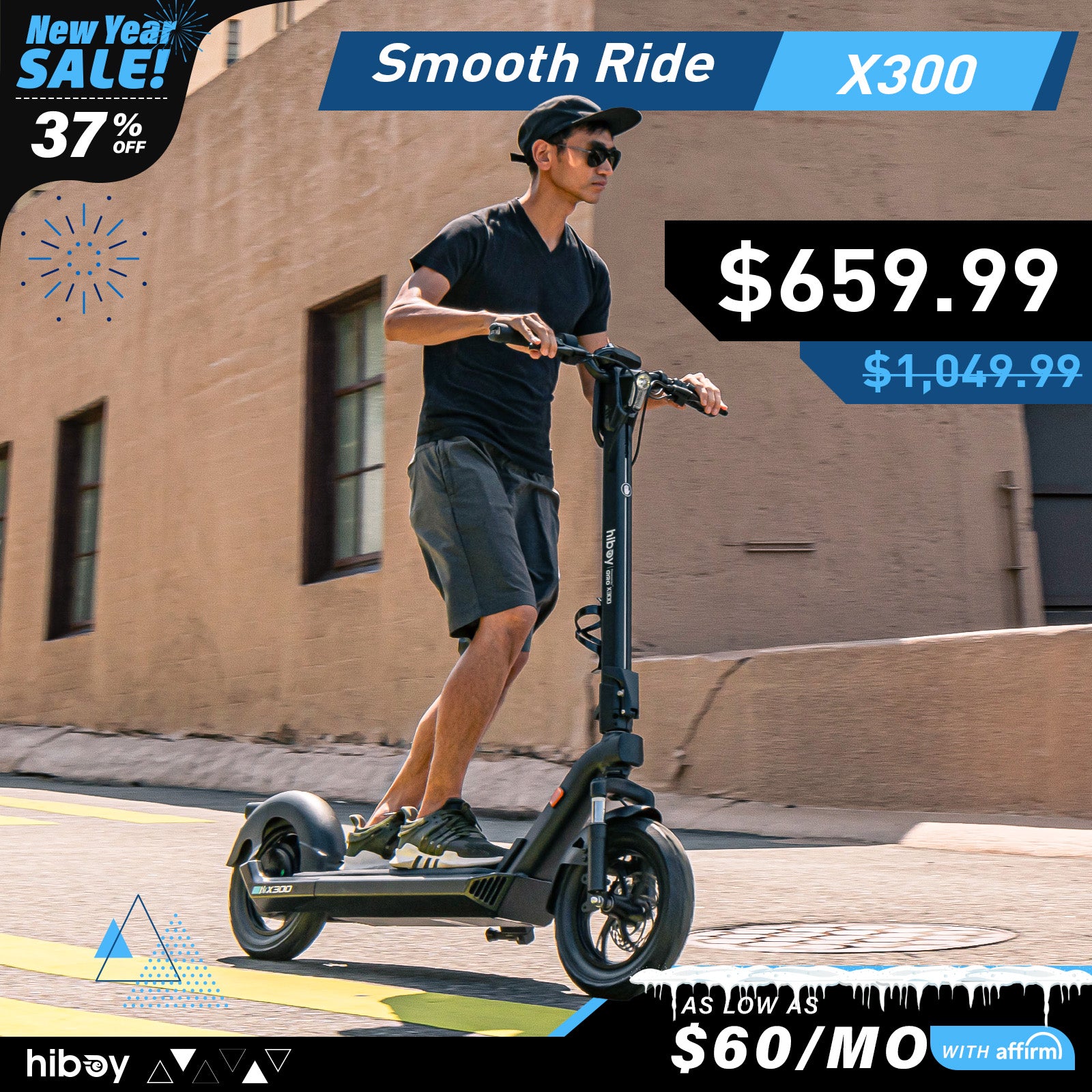 Hiboy X300 Big-Wheel Electric Scooter