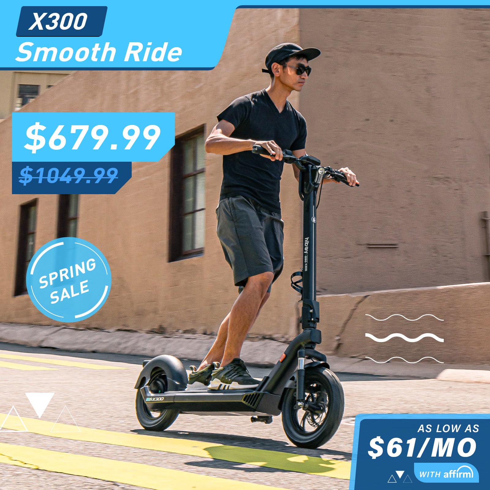 Hiboy X300 Big-Wheel Electric Scooter